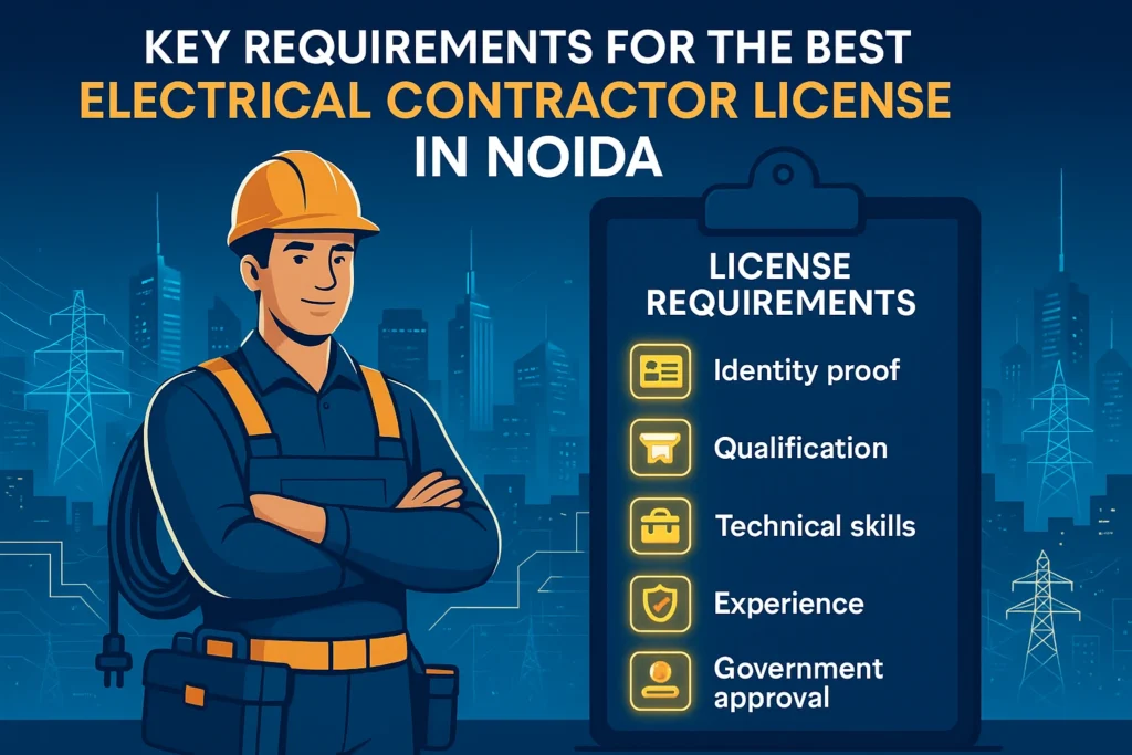 Key Requirements for the Best Electrical Contractor License in Noida