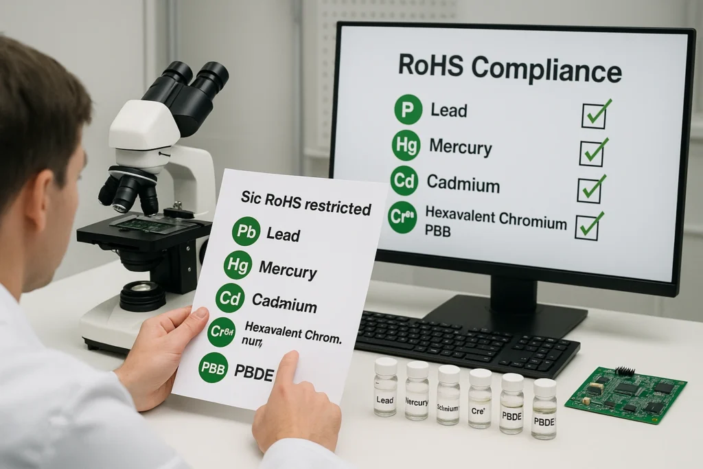 RoHS restricted substances made simple